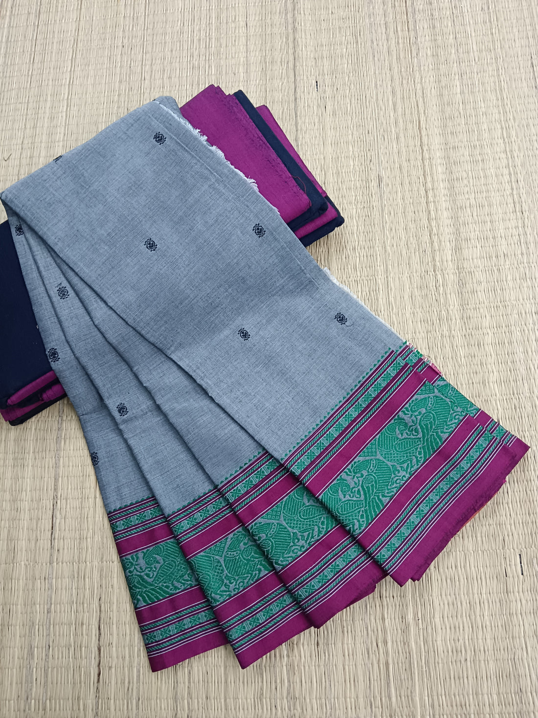 Chettinad Cotton -Office Wear -Grey - CCOW56