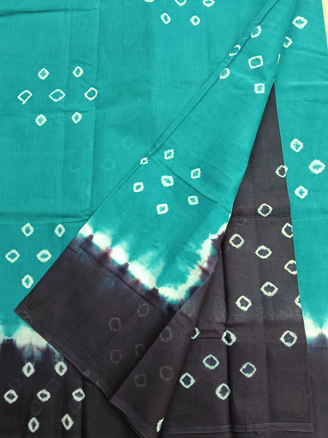 Madurai Sungudi Cotton - Rama Blue- MS16