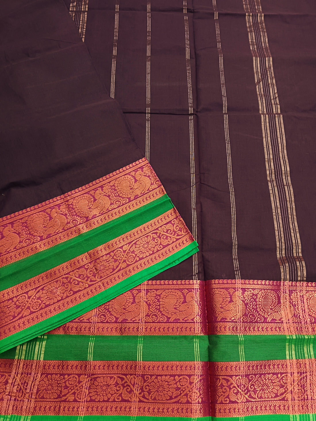Kanchi Cotton - Festival Fusion -Brown- KCFP88