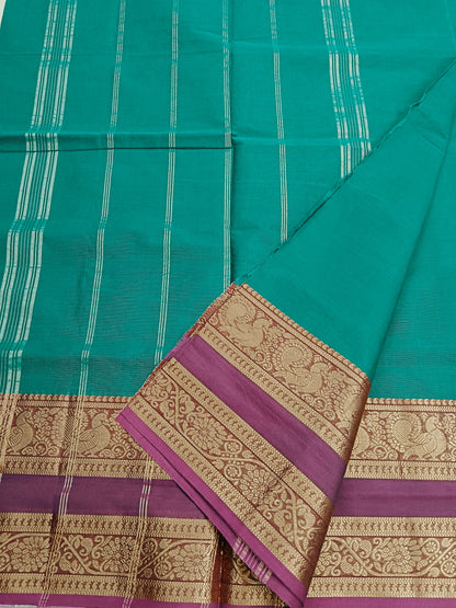 Kanchi Cotton - Festival Fusion -Ramablue- KCFP85