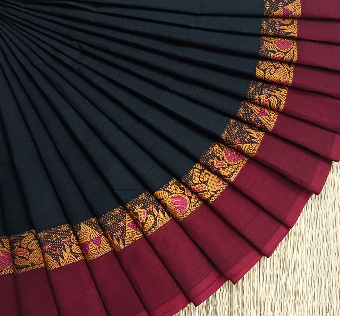 Chettinad Cotton -Daily Wear - Black - CDW82