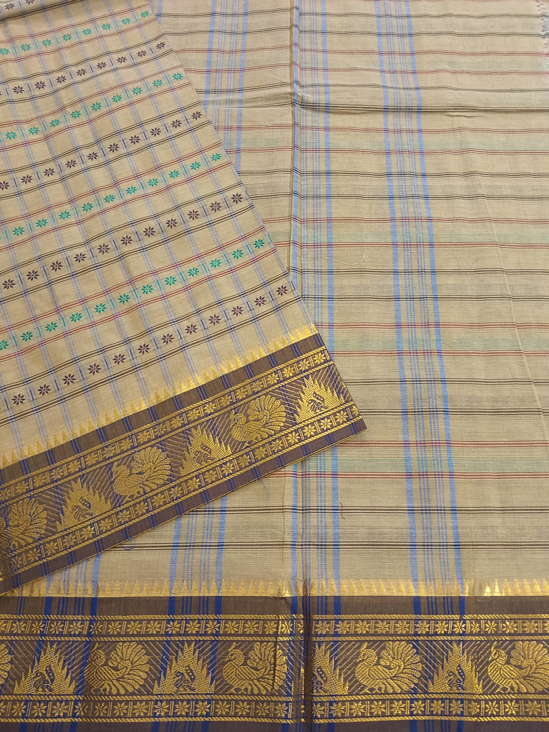 Kanchi Cotton - Festival Fusion-Tussar- KCFABD128