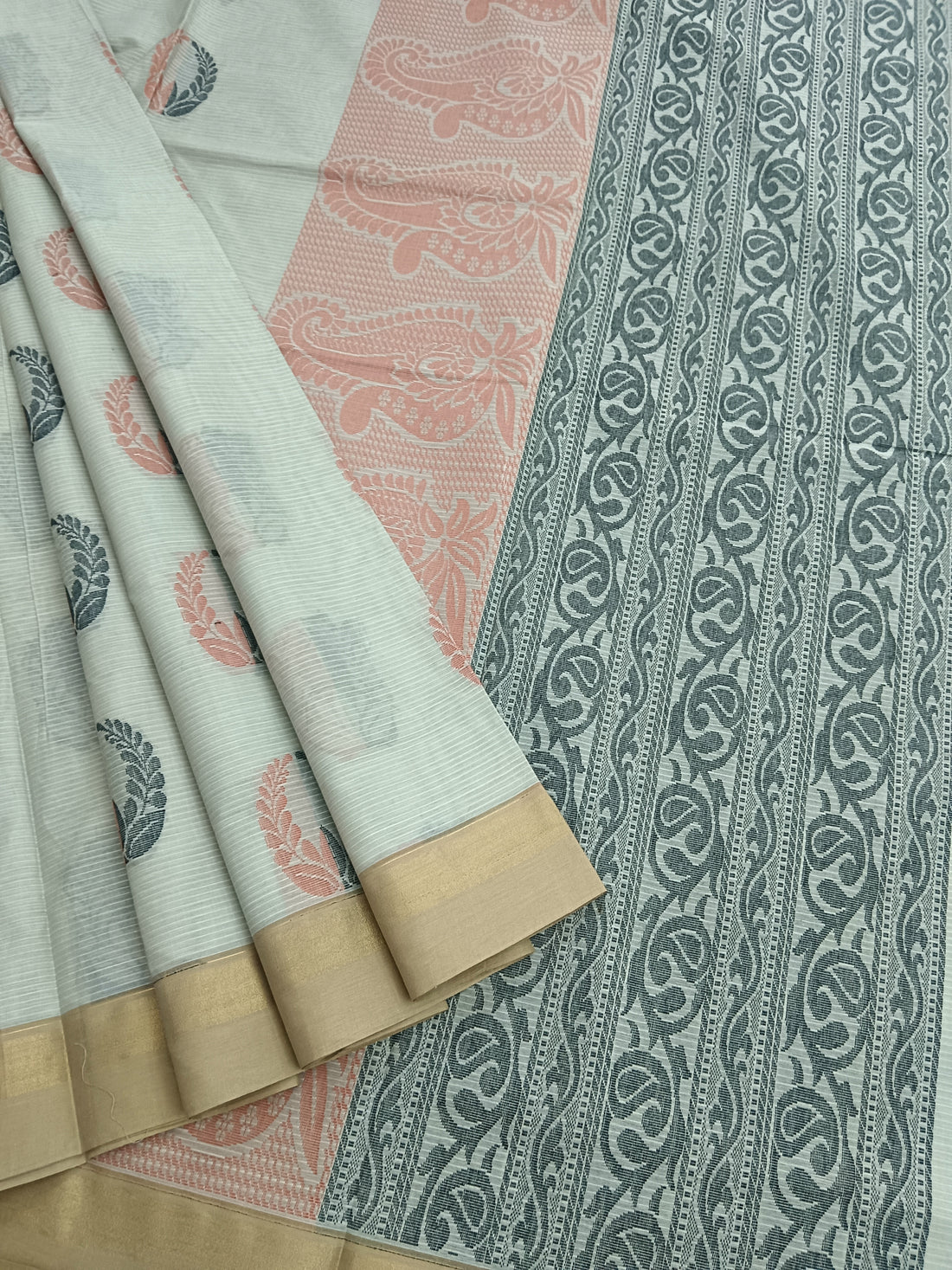 Negamam Cotton Saree -pastel- NC 23