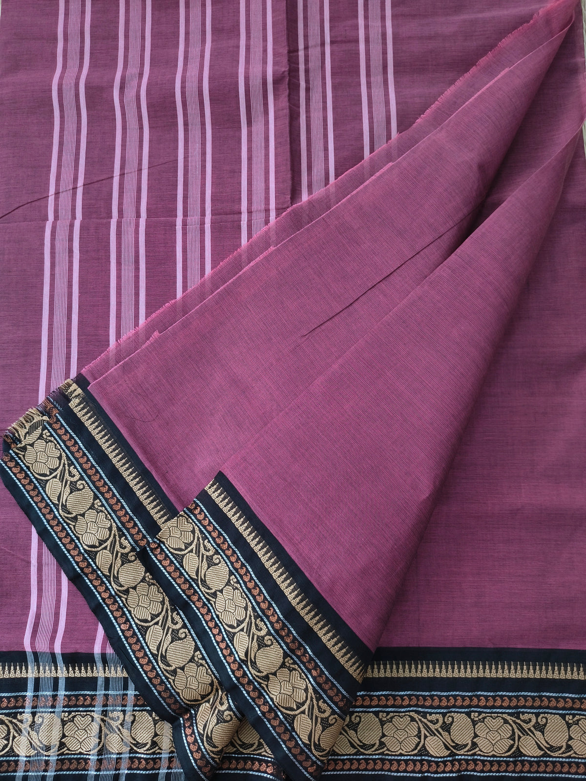 Chettinad Cotton -Daily Wear -Dusty plum-  CDW181
