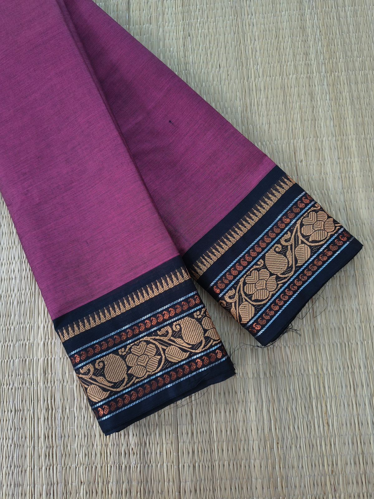 Chettinad Cotton -Daily Wear -Dusty plum-  CDW181