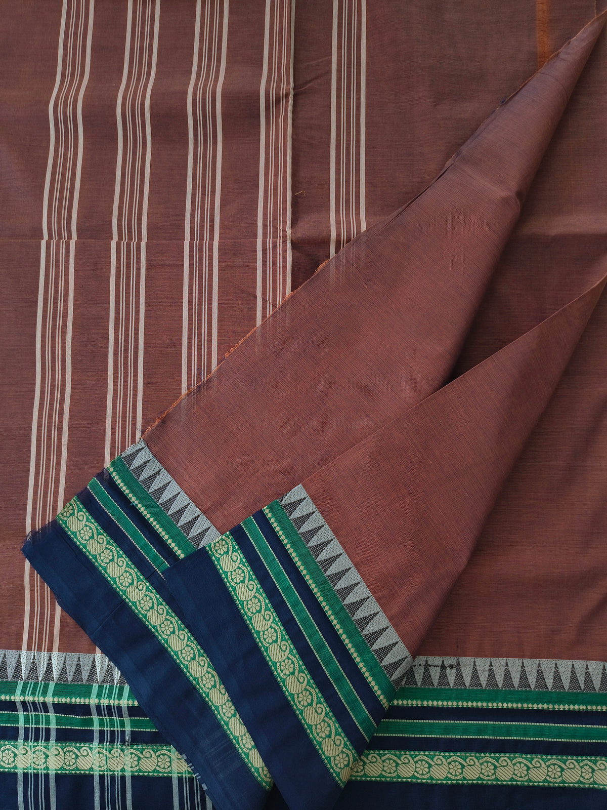 Chettinad Cotton -Daily Wear - Dusty Rosewood Brown CDW175