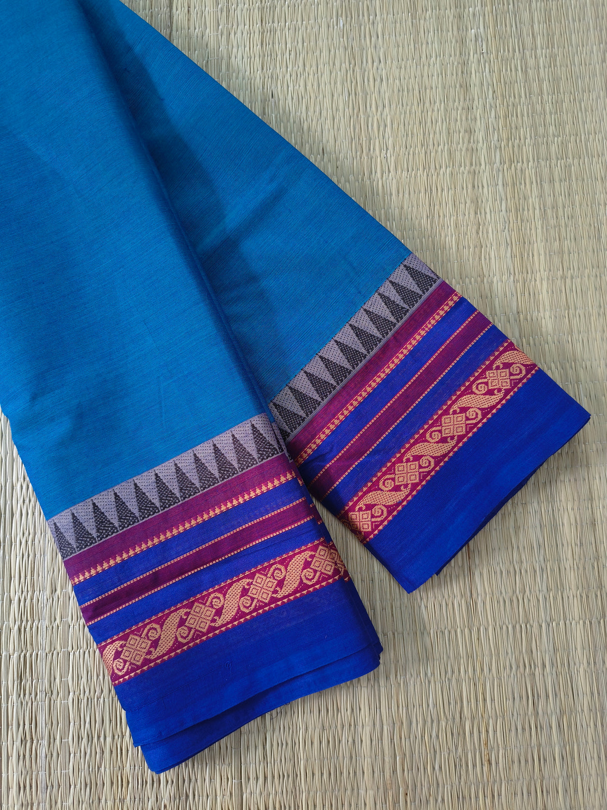 Chettinad Cotton -Daily Wear -Teal blue- CDW171