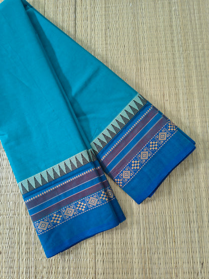 Chettinad Cotton -Daily Wear -Rama blue - CDW168