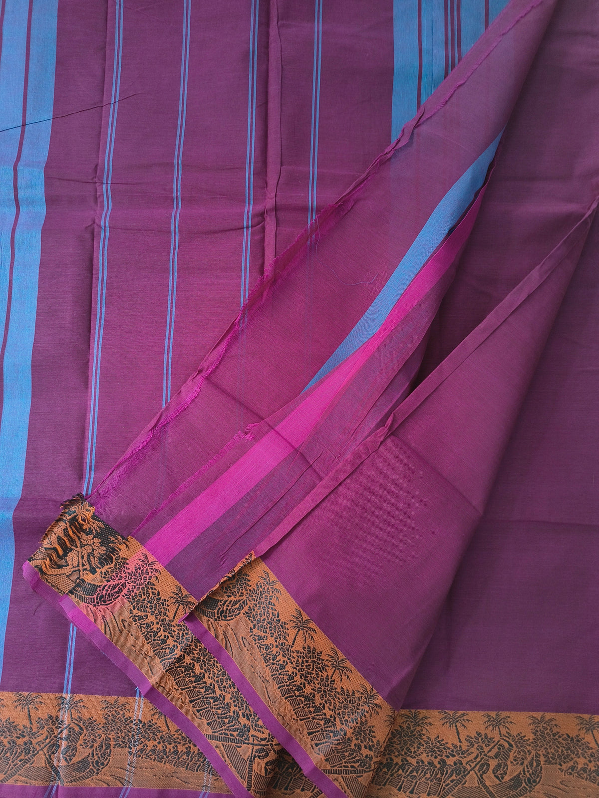 Chettinad Cotton -Daily Wear -mejantha mixed maroon- CDW166