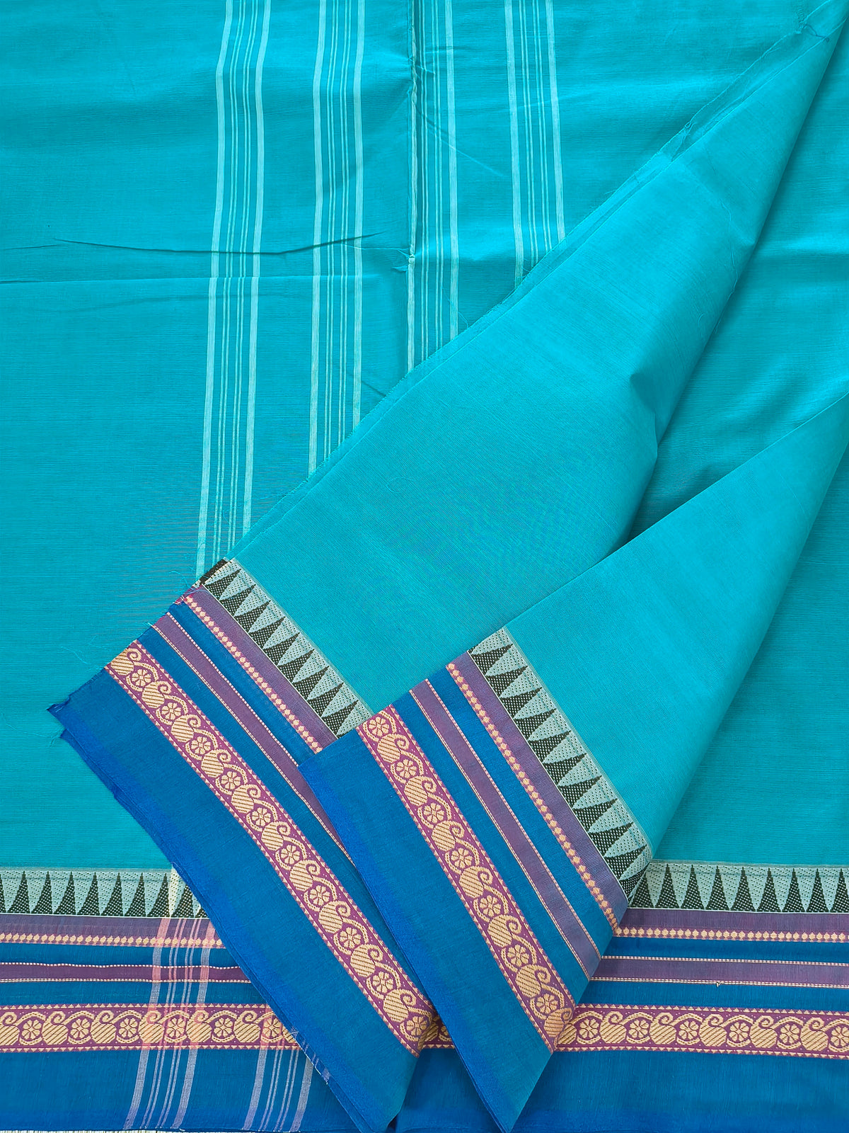 Chettinad Cotton -Daily Wear -Rama Blue- CDW164