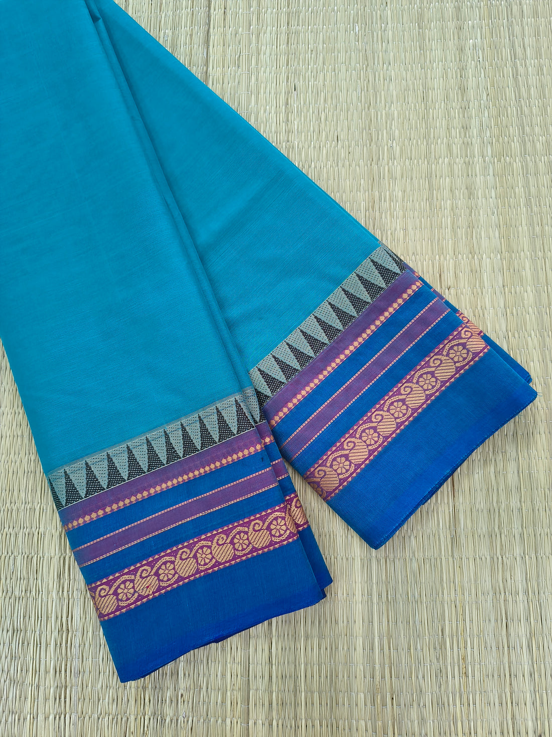 Chettinad Cotton -Daily Wear -Rama Blue- CDW164