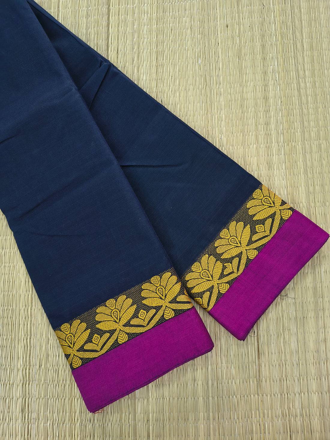 Chettinad Cotton -Daily Wear -Dark Blue- CDW163