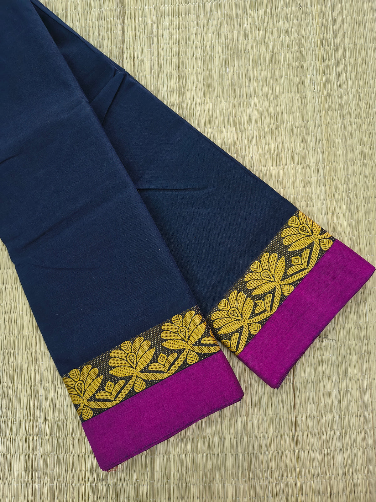 Chettinad Cotton -Daily Wear -Dark Blue- CDW163