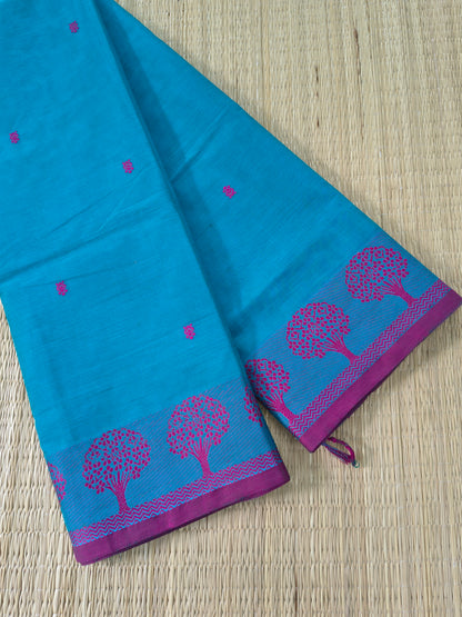 Chettinad Cotton -Office Wear -sky blue - CCOW115
