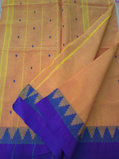 Chettinad Cotton -Office Wear -Mustard gold CCOW111