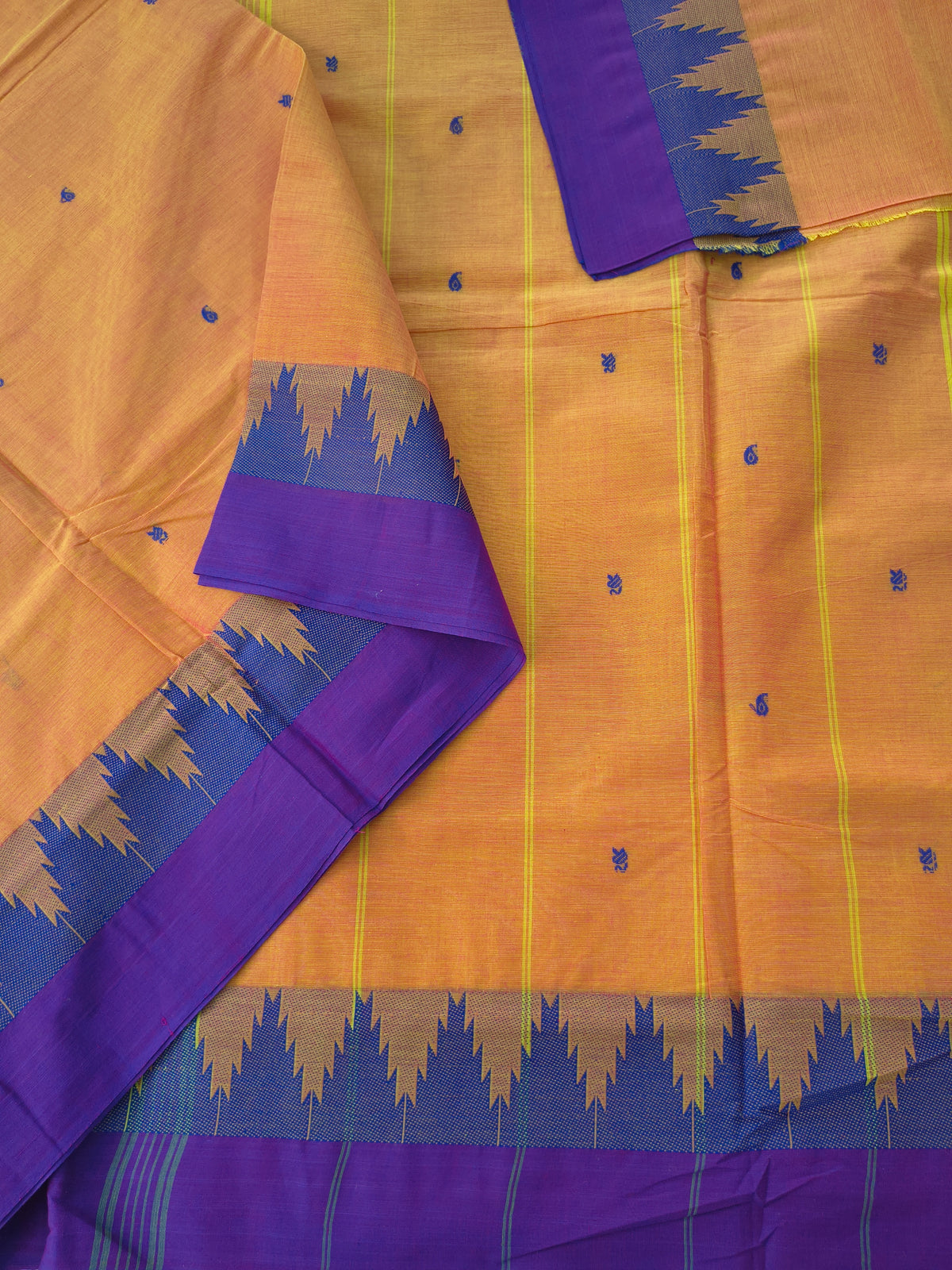 Chettinad Cotton -Office Wear -Mustard gold CCOW111