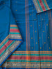 Chettinad Cotton -Office Wear -Deep peacock blue- CCOW105