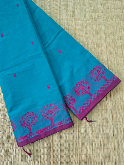 Chettinad Cotton -Office Wear -sky blue- CCOW104