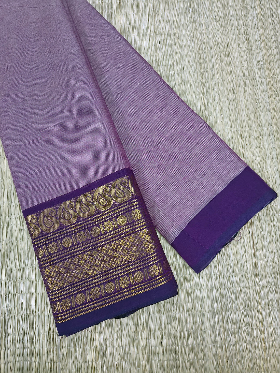 Kanchi Cotton -Dusty Mauve purple- KCAF111