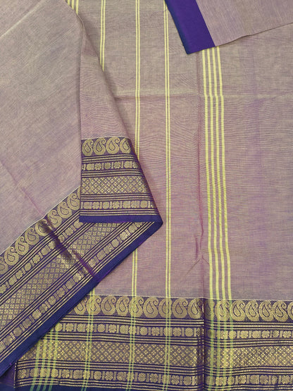 Kanchi Cotton -Mauve Taupe Dual tone- KCAF110