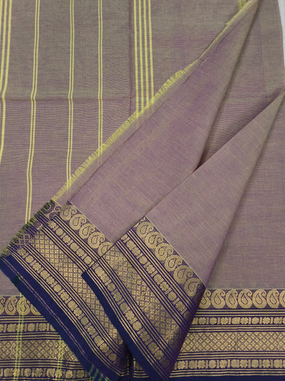 Kanchi Cotton -Mauve Taupe Dual tone- KCAF110