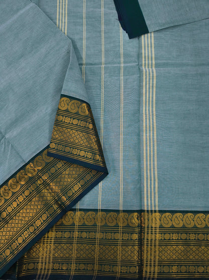 Kanchi Cotton -All day fusion -pastal green- KCAF109