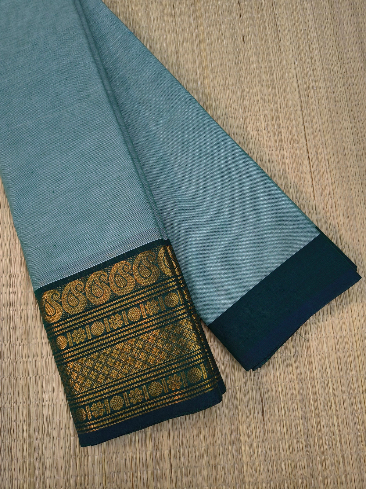 Kanchi Cotton -All day fusion -pastal green- KCAF109