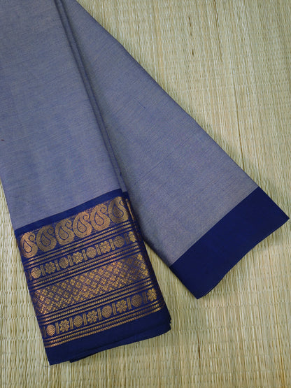 Kanchi Cotton -All day fusion -Bluish grey- KCAF106