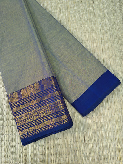 Kanchi Cotton -All day fusion -sage green dual tone- KCAF104
