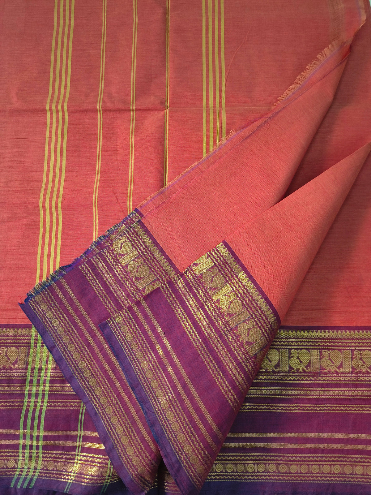 Kanchi Cotton -All day fusion -Deep brick- KCAF102