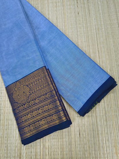 Kanchi Cotton -All day fusion -Bluish grey- KCAF95