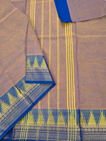 Kanchi Cotton -All day fusion -Muted Rosewood Brown- KCAF92