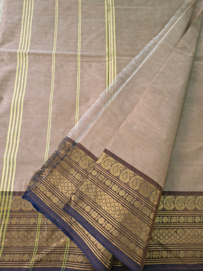 Kanchi Cotton- All day fusion -Tussar - KCAF120
