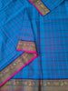 Kandangi Checks-Deep saphire blue- KC119