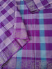 Kandangi Checks -Rich violet purple with lavender pink  - KC133