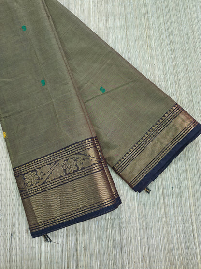 Kanchi Cotton - Festival Fusion - olive grey- KCFB242