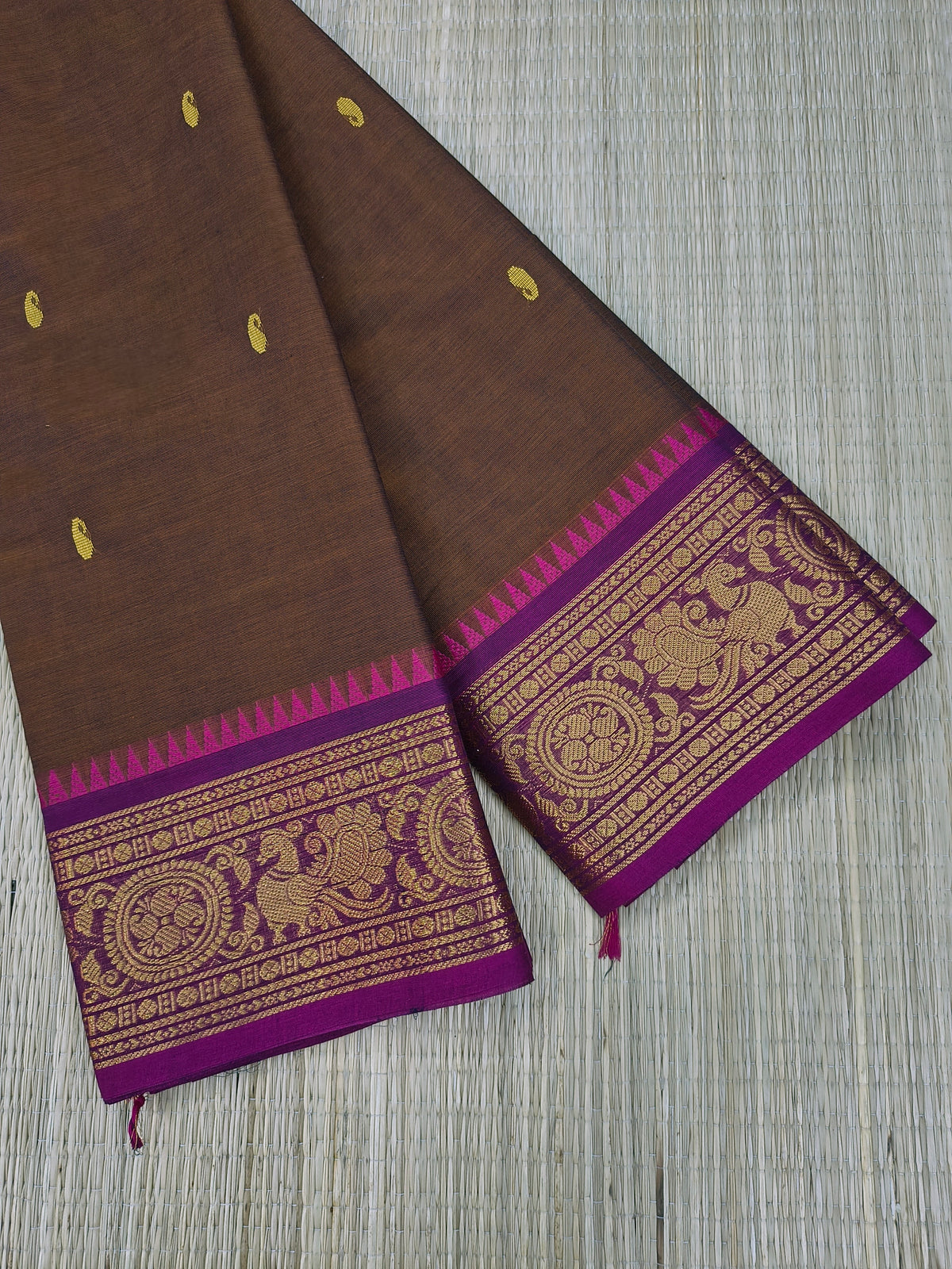 Kanchi Cotton - Festival Fusion - Dark brown- KCFB244