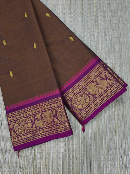 Kanchi Cotton - Festival Fusion - Dark brown- KCFB244