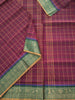 Kandangi Checks- maroon- KC155