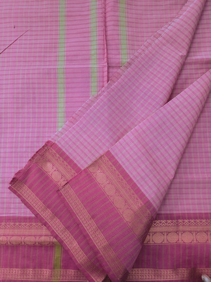 Kandangi Checks- Dusty rose- KC144