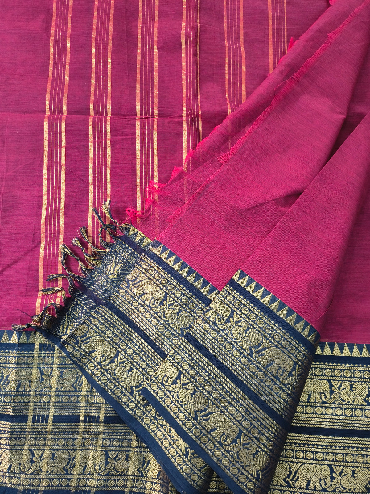 Kanchi Cotton - Festival Fusion-Red- KCFP252
