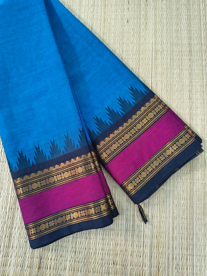 Kanchi Cotton - Festival Fusion-Royal Azure Blue- KCFP257