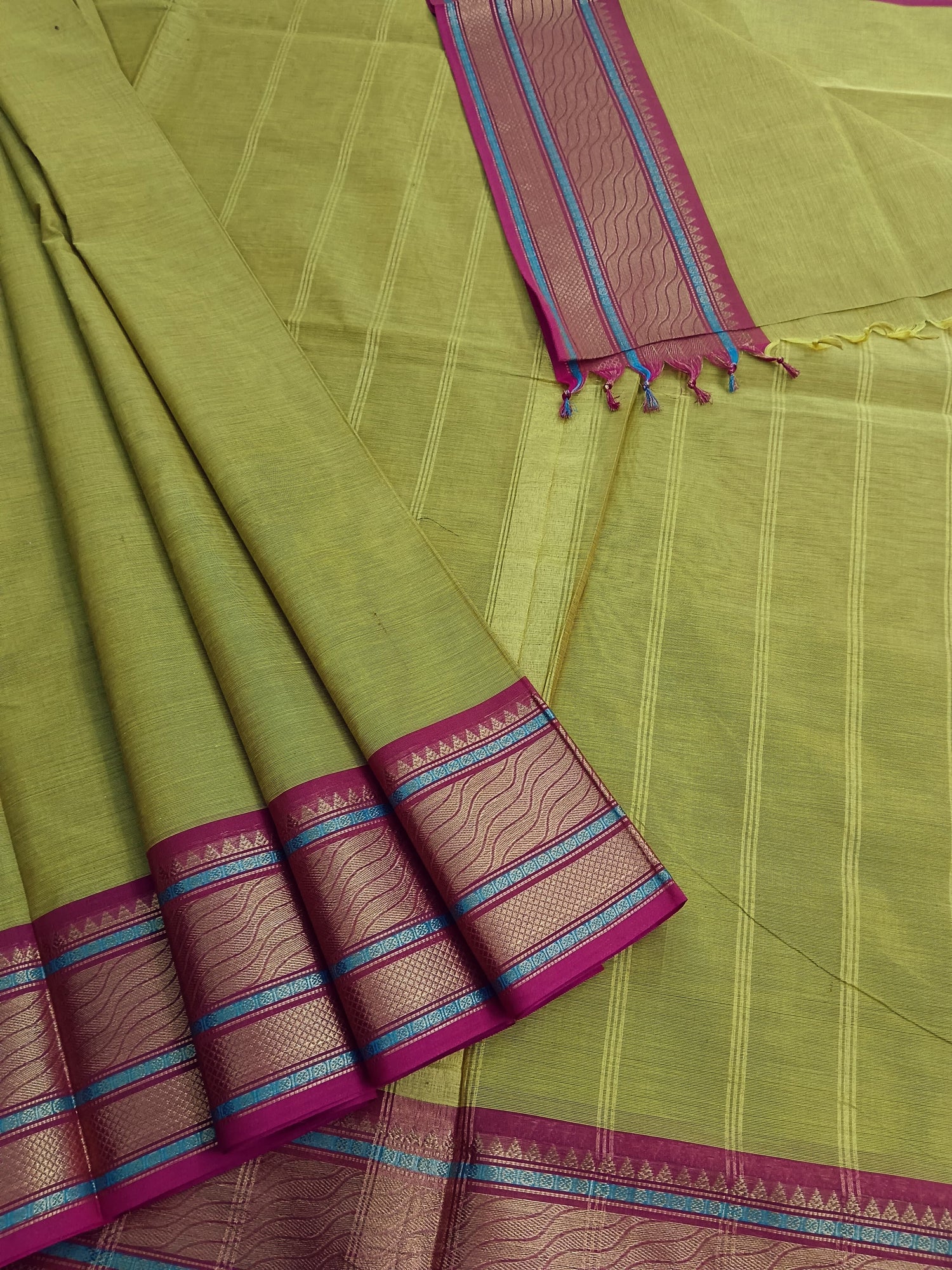 Kanchi Cotton - Festival Fusion -Light Yellow- KCFP94
