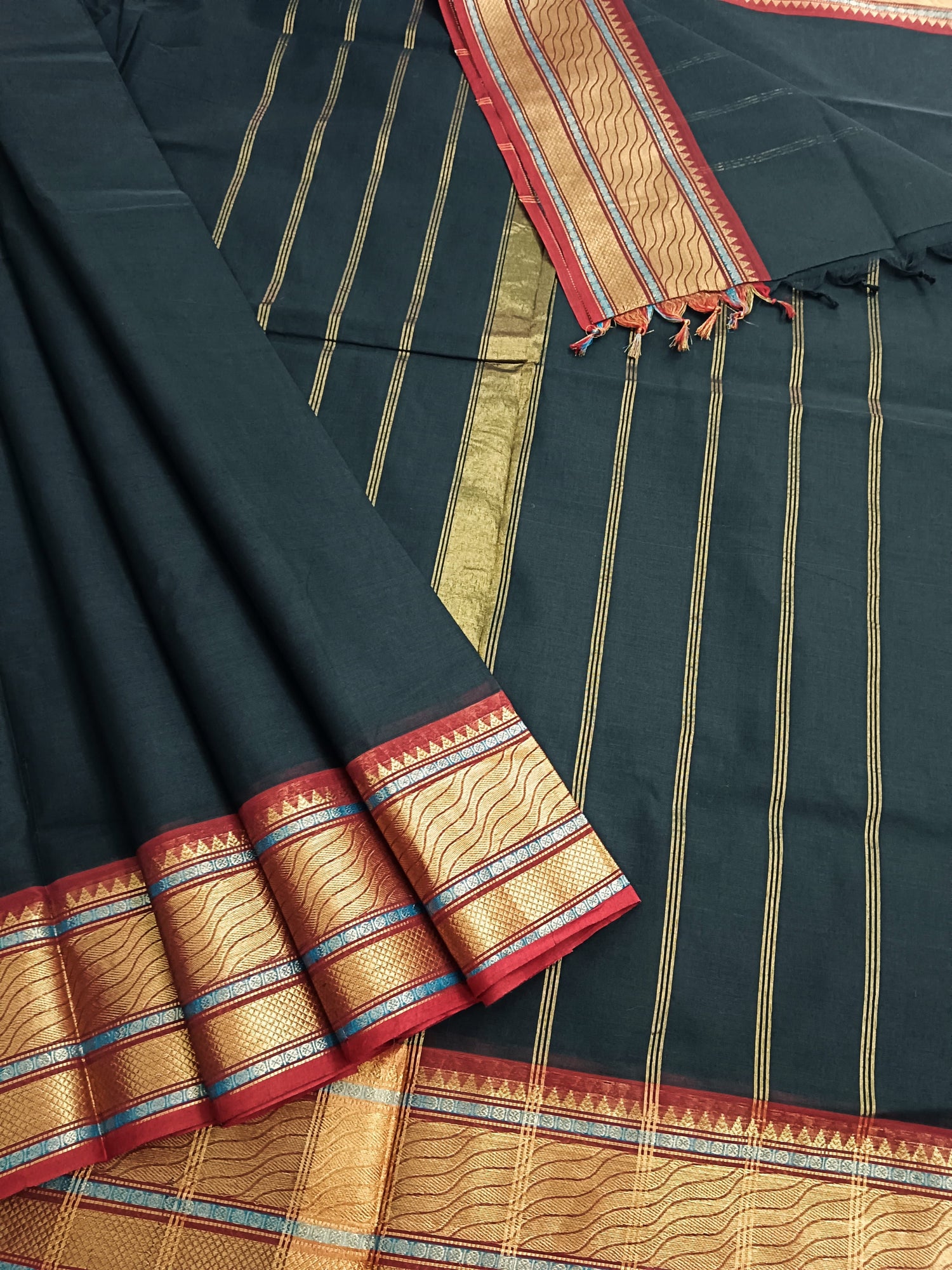 Kanchi Cotton - Festival Fusion -Black- KCFP96