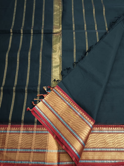 Kanchi Cotton - Festival Fusion -Black- KCFP96