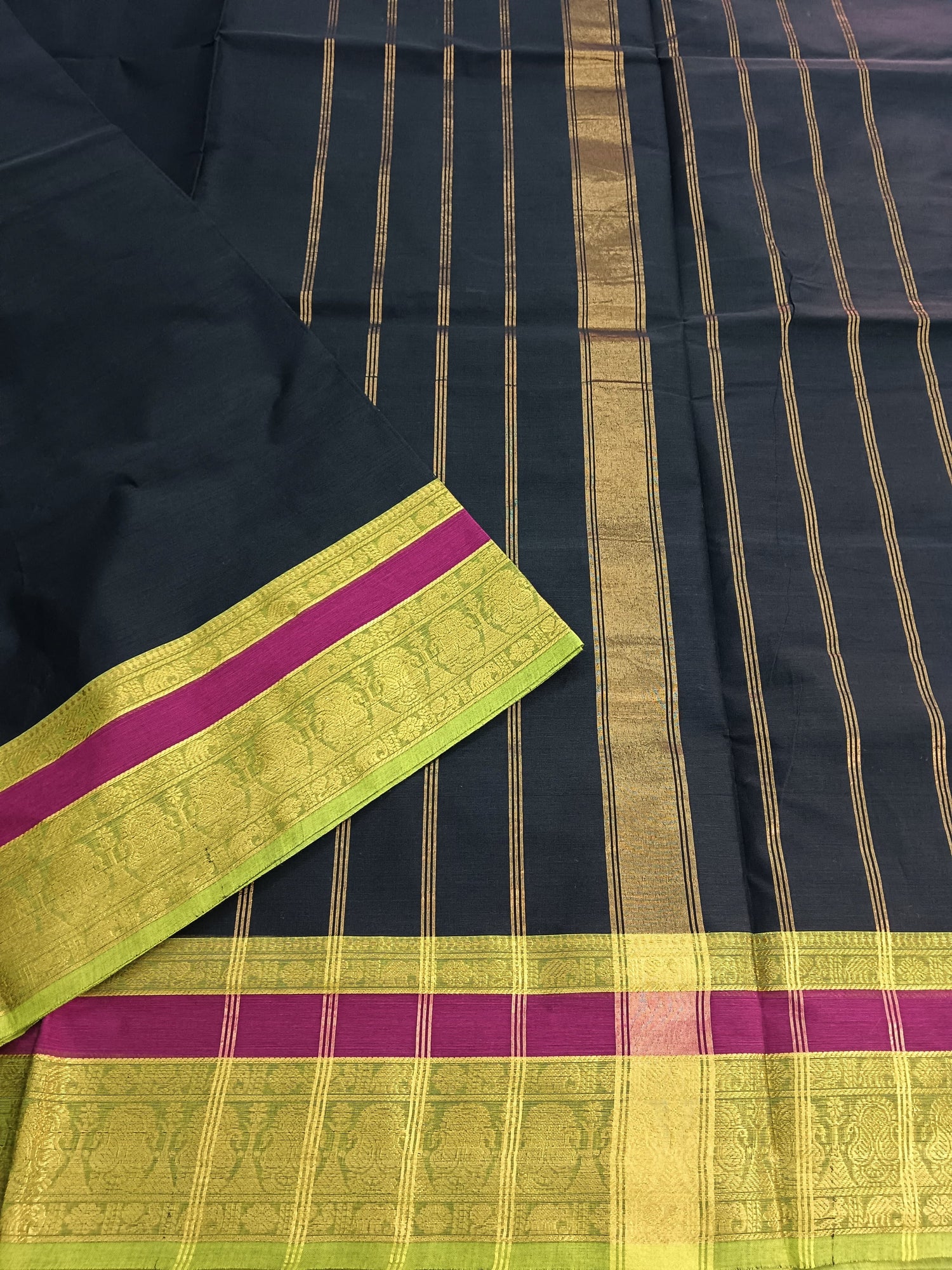 Kanchi Cotton - Festival Fusion -Black- KCFP104