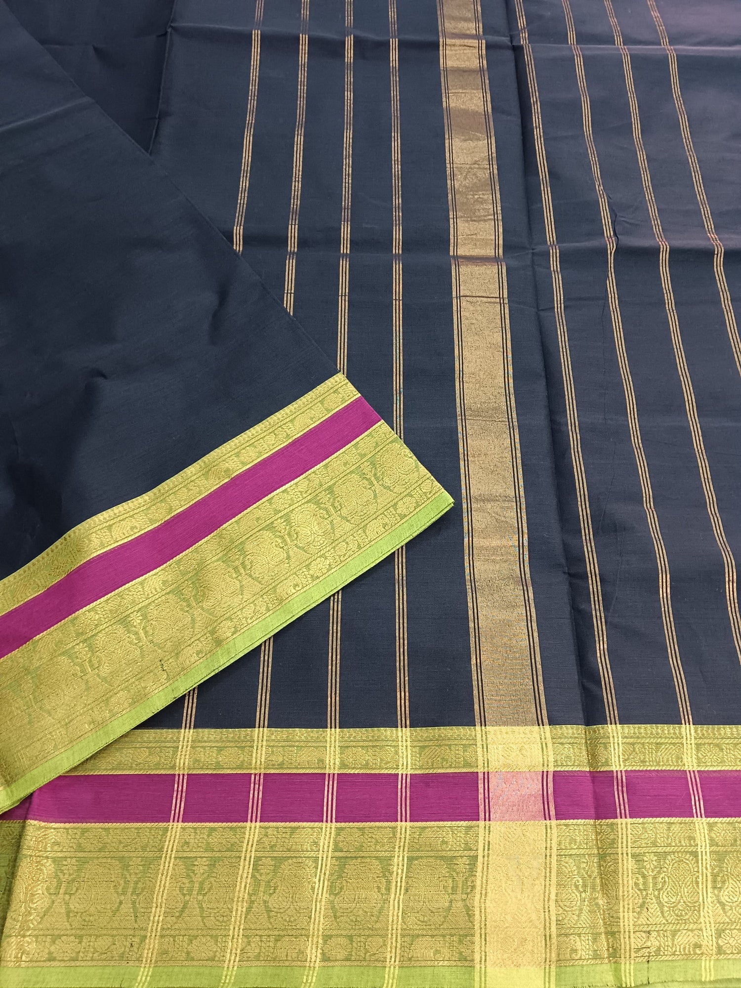 Kanchi Cotton - Festival Fusion -Black- KCFP104