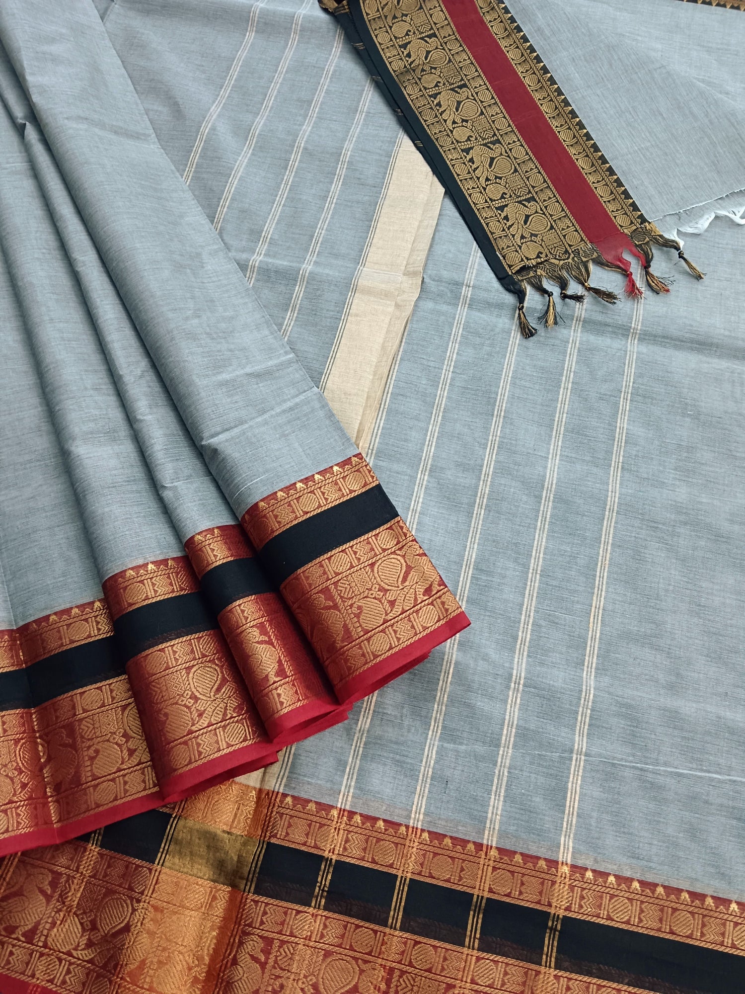Kanchi Cotton - Festival Fusion -Grey- KCFP105