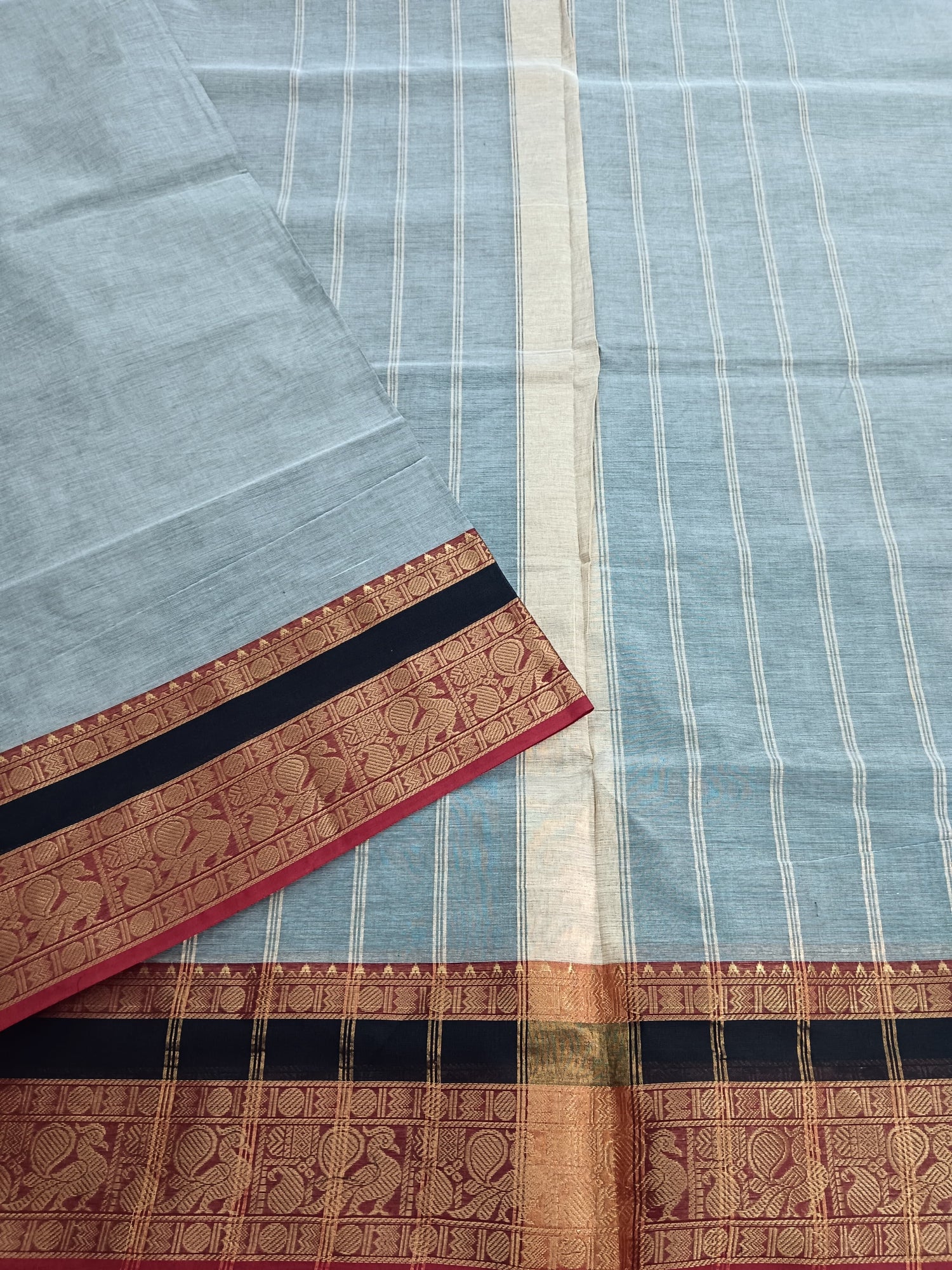 Kanchi Cotton - Festival Fusion -Grey- KCFP105