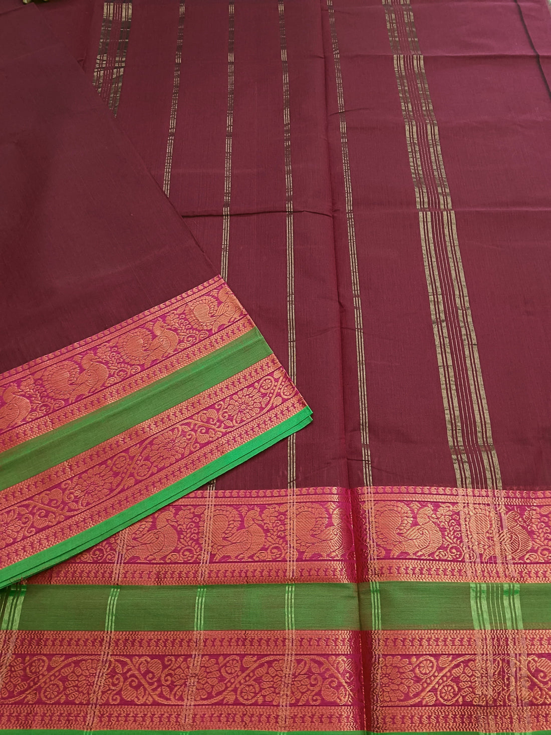 Kanchi Cotton - Festival Fusion -Redish Brown- KCFP91